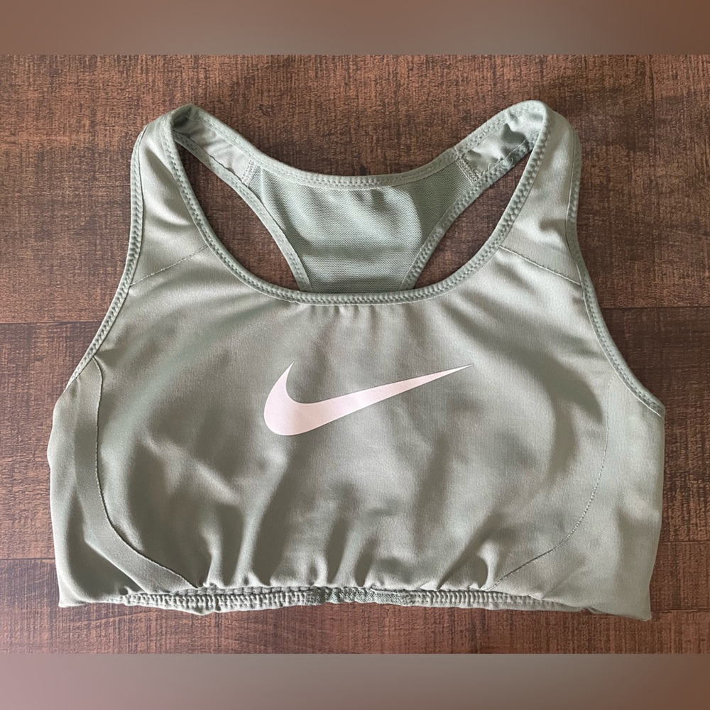 Nike Sage Green Racerback Sports Bra